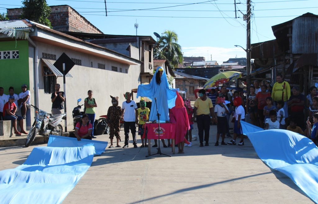 Niños y niñas organizados de Belén inauguraron con éxito el Festival del Agua Itaya 2017