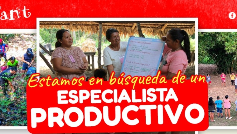 Convocatoria #Empleo: Especialista Productivo en Loreto