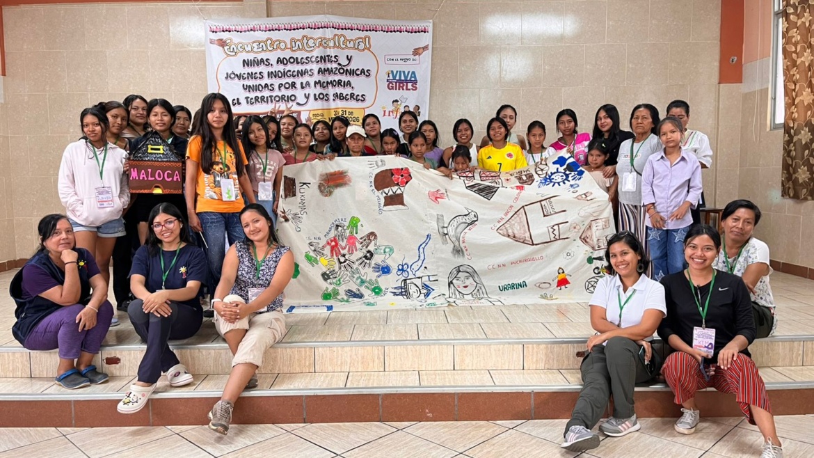 Niñas y jóvenes indígenas amazónicas fortalecen su protagonismo y construyen propuestas para el futuro de sus comunidades