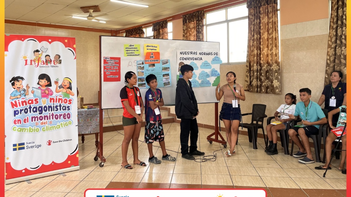 Niñas, niños y adolescentes amazónicos se organizan para monitorear la crisis climática y defender sus derechos